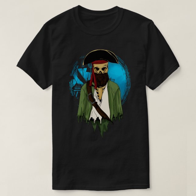 T-shirt Pirate Halloween Party 1 (Design devant)
