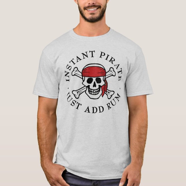 T-shirt Pirate instantané (Devant)