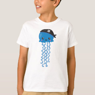 T-shirt Pirate Jellyfish, Mignonne méduse, Petite méduse