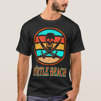 T-shirt Pirate Myrtle Beach Vacances Distressed Image