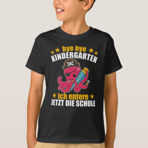 T-shirt Pirate Octopus inscription à l'école pour enfants