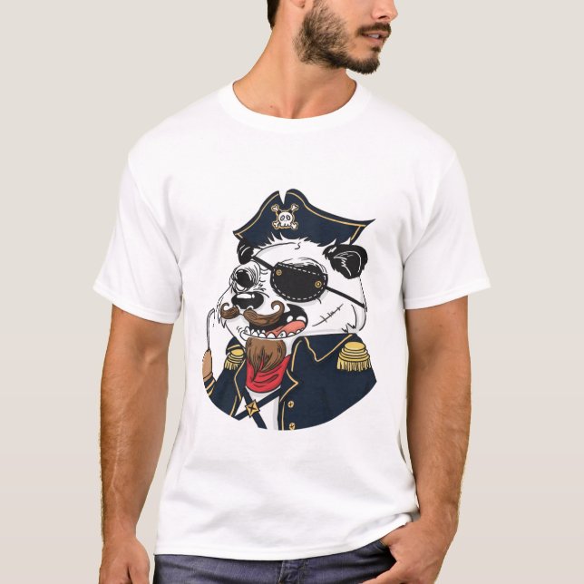 T-shirt Pirate Panda (Devant)