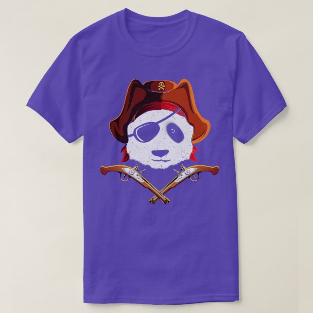 T-shirt Pirate Panda Cadeaux Enfants (Design devant)