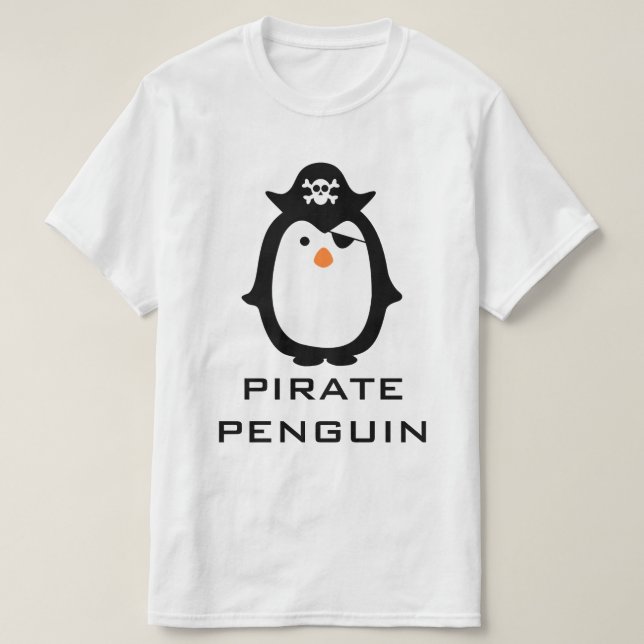 T-shirt Pirate Penguin (Design devant)