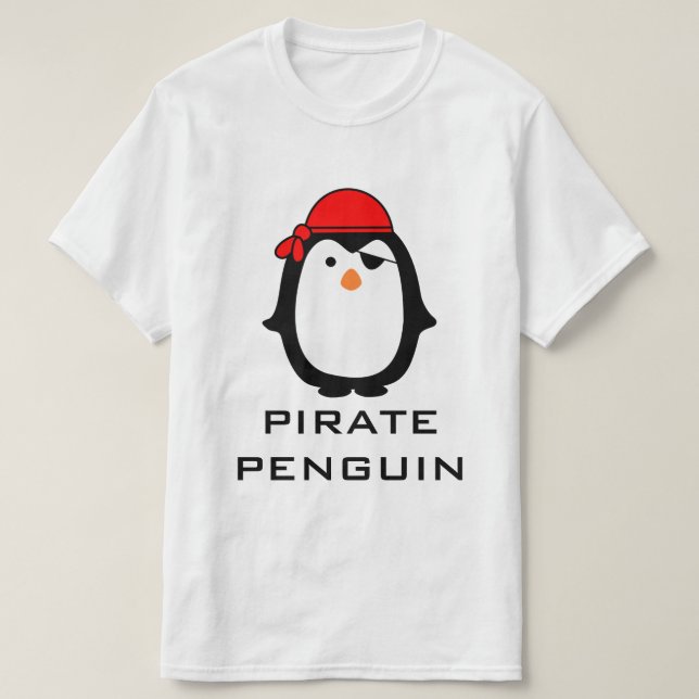 T-shirt Pirate Penguin (Design devant)