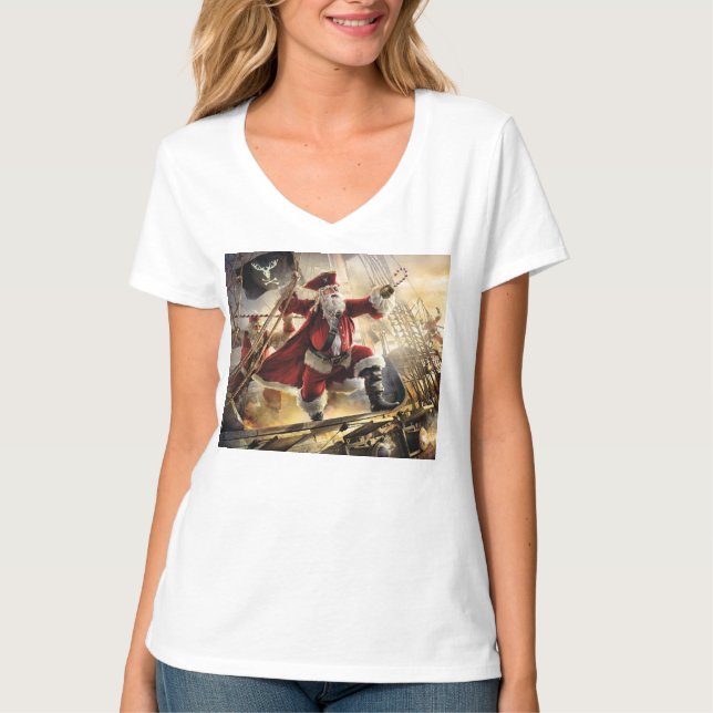 T-shirt Pirate Père Noël (Devant)