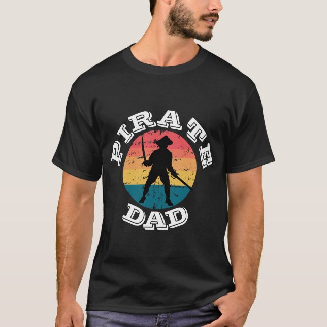 T-shirt Pirate Pirate DAD Party (Devant)