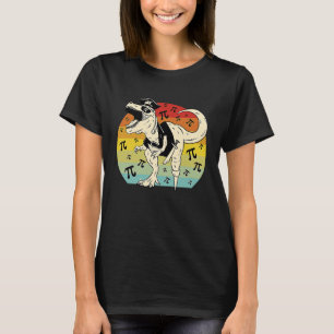 T-shirt Pirate Rex Dinosaure coucher de soleil rétro Tarte