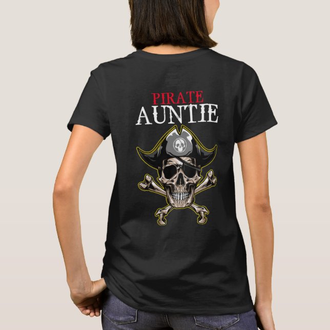 T-SHIRT PIRATE SKULL AUNTIE (Dos)