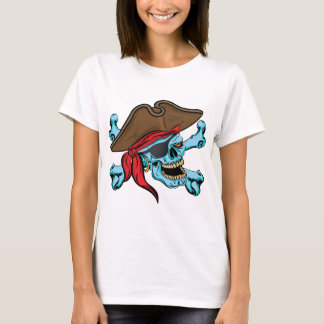 T-shirt Pirate Skull & Crossbones-01