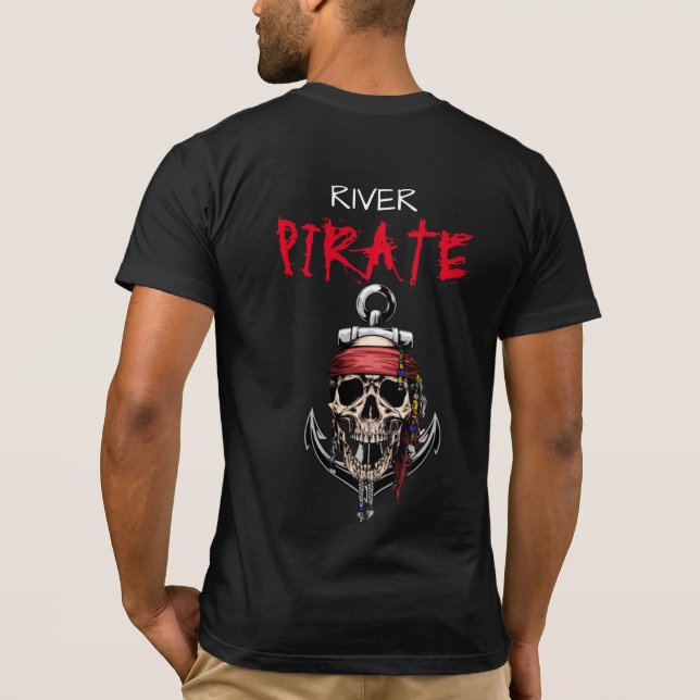 T-shirt Pirate Skull River (Dos)