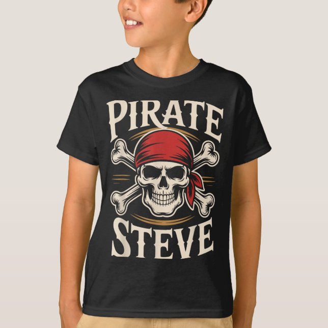 T-shirt Pirate Steve  (Devant)