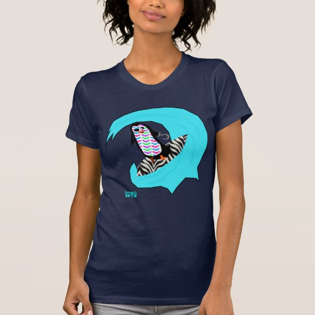 T-shirt pirate surfant (Devant)