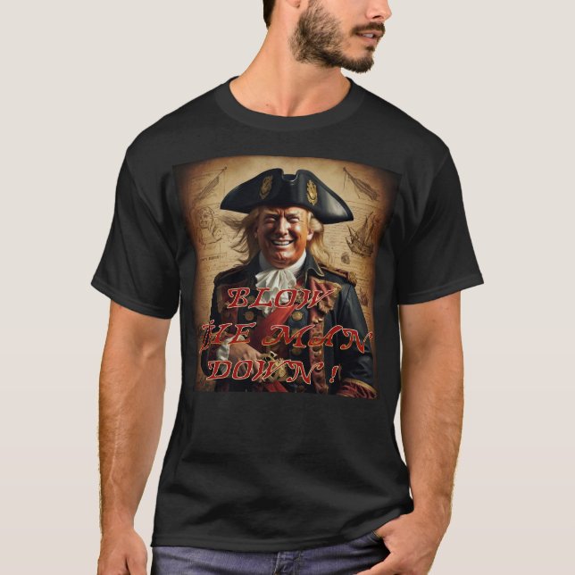 T-shirt pirate Trump 2024 (Devant)
