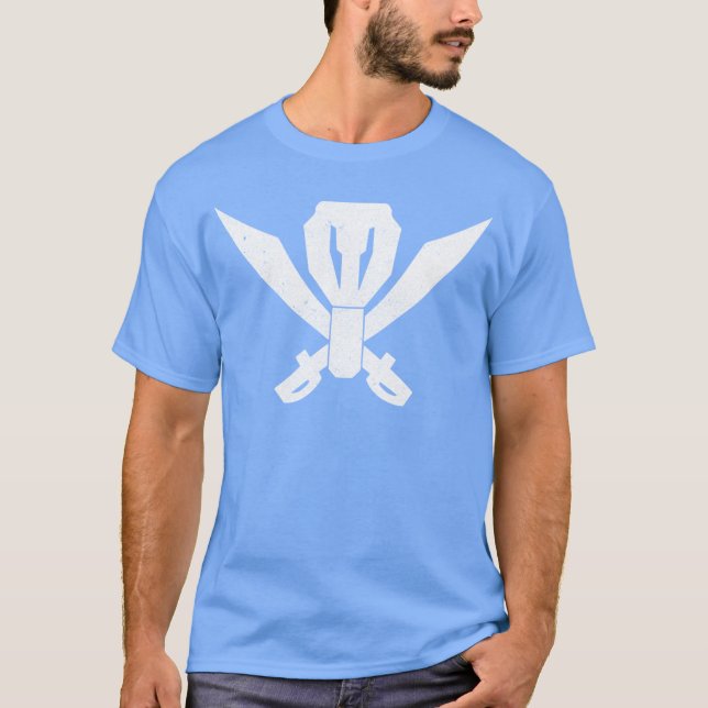 T-shirt Pirate Venin Mark rétro (Devant)