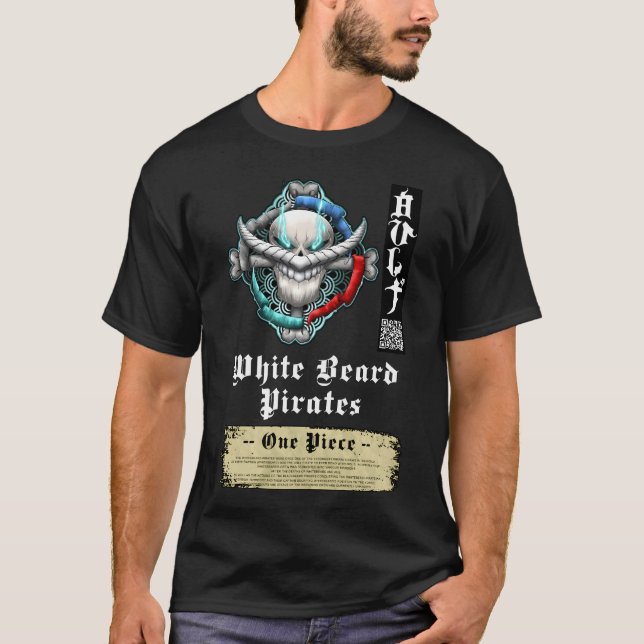 T-Shirt Pirates Barbe Blanche (Devant)