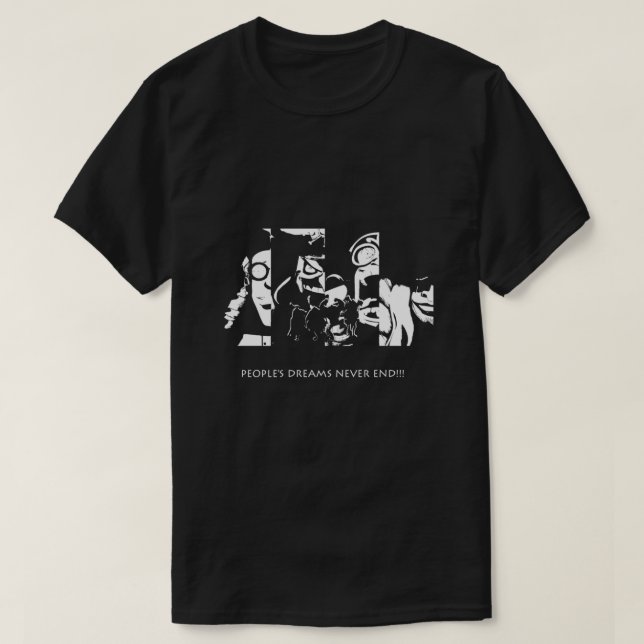 T-shirt Pirates de Barbe Noire d'une pièce (Design devant)