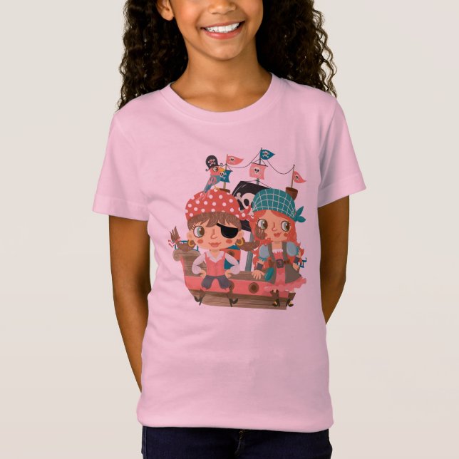 T-Shirt Pirates Girly (Devant)