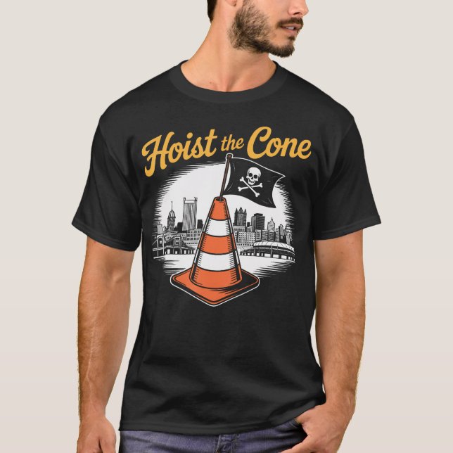 T-shirt Pirates Hoist The Cone (Devant)
