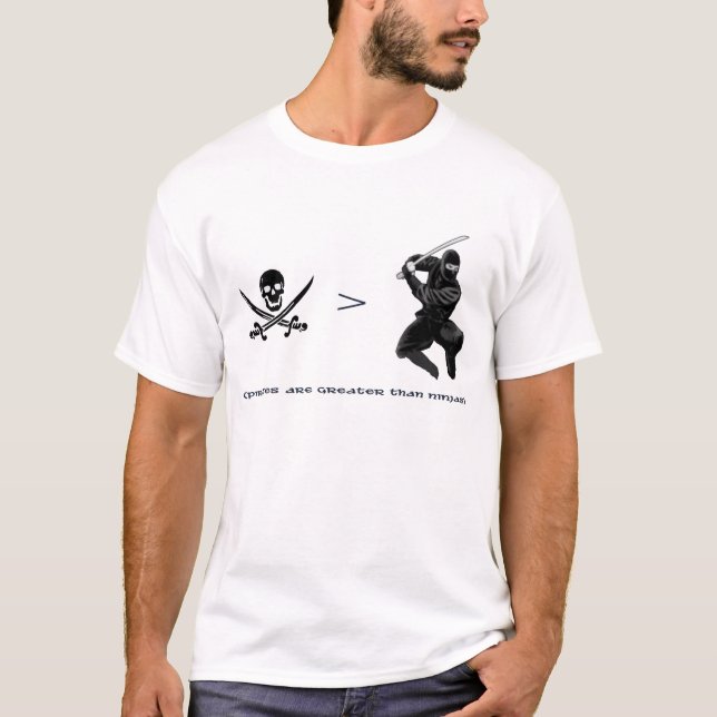 T-shirt pirates-ninjas (Devant)