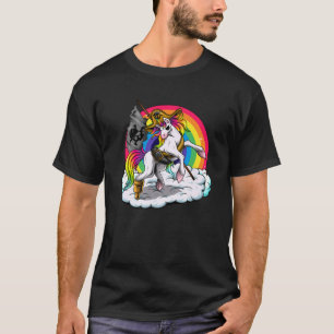 T-shirt Piratimaïs Rainbow Unicorn Pirate