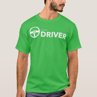 T-shirt Pire conducteur Drôle Mauvais conducteur Cadeau