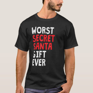T-shirt Pire Noël secret Père Noël