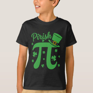 T-shirt Pirish 3.14 Jour Pi Maths Pi Irish Shamrock St Pat