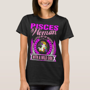 T-shirt Pisce Femme Un Petit Peu De Ciel Avec Un Si Sauvag