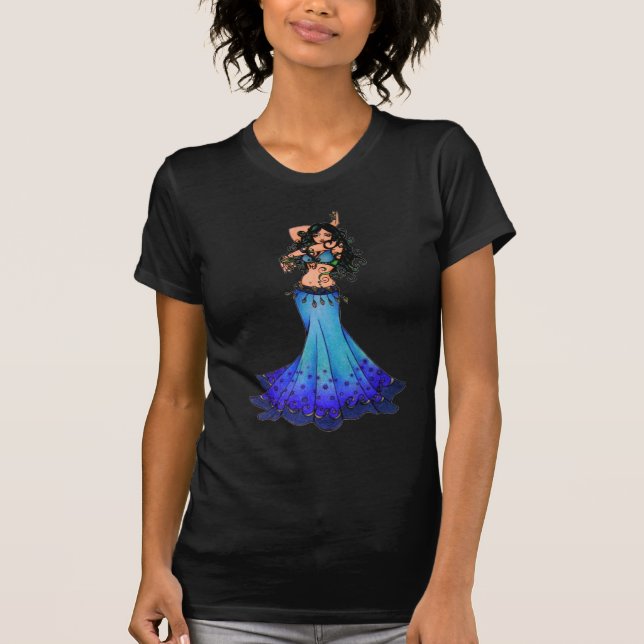 T-shirt Pisces Belly Dancer Art (Devant)