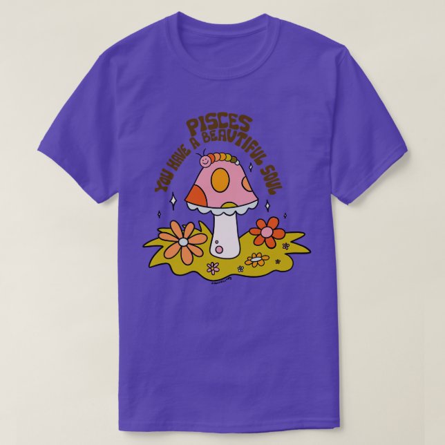 T-shirt Pisces Caterpillar (Design devant)