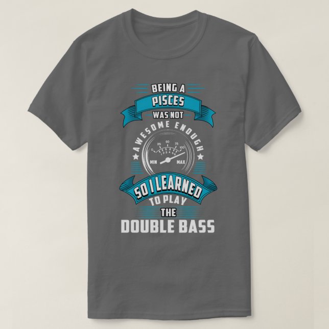 T-shirt Pisces double basse (Design devant)