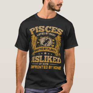 T-shirt Pisces Haineux. Cadeau d'anniversaire Pisces
