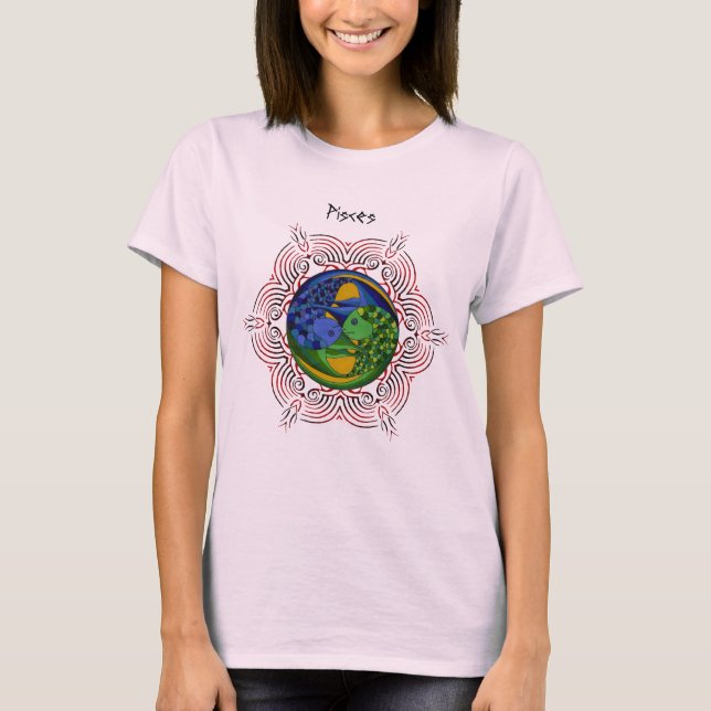 T-shirt Pisces Heart (Devant)