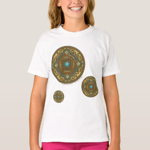 T-shirt Pisces Mandala Chemise lumière pour enfants et béb