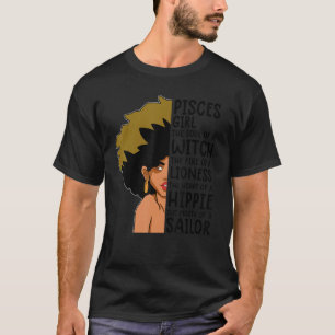T-shirt Pisces Queen Pour Femmes Astrologie Zodiac Pisces