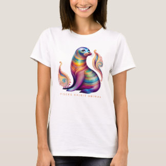 T-shirt Pisces Spirit Animal Seal Alebrije Femme