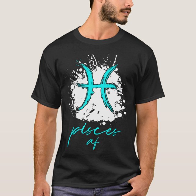 T-shirt Pisces Zodiac By Berts (Devant)