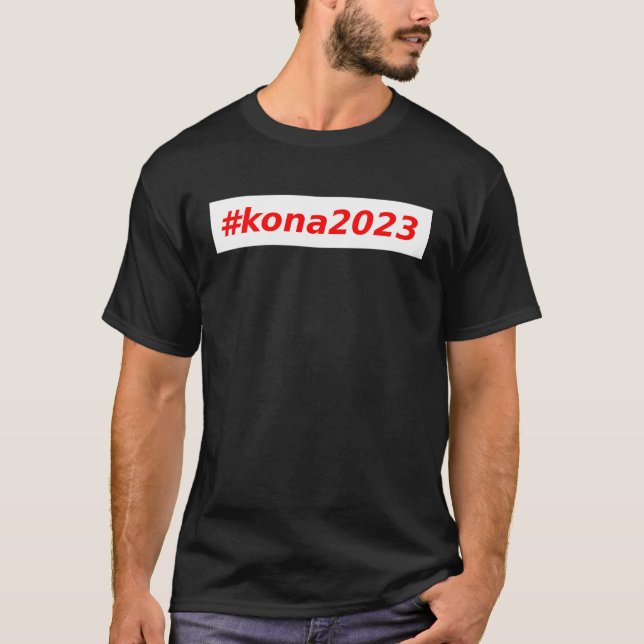 T-SHIRT PISCINE À VÉLO EXÉCUTION KONA 2023 MENS TRIATHLÈTE (Devant)