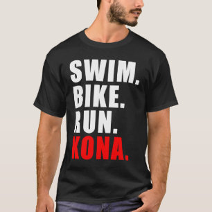 T-SHIRT PISCINE À VÉLO EXÉCUTION KONA 2023 MENS TRIATHLÈTE