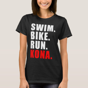 T-SHIRT PISCINE À VÉLO EXÉCUTION KONA 2023 MENS TRIATHLÈTE