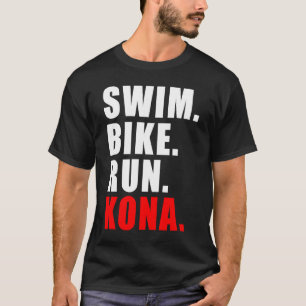T-SHIRT PISCINE À VÉLO EXÉCUTION KONA 2023 MENS TRIATHLÈTE