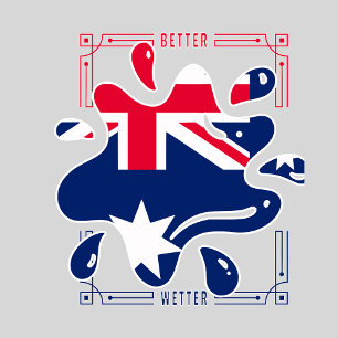 T-shirt PISCINE D'EAU ANCÊTRE AUSTRALIENNE