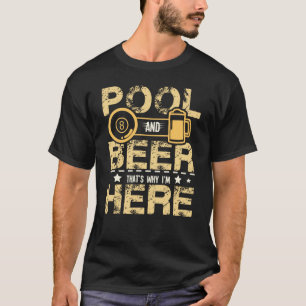 T-shirt Piscine Et Bière