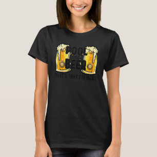 T-shirt Piscine et bière c'est pourquoi je suis ici Billar