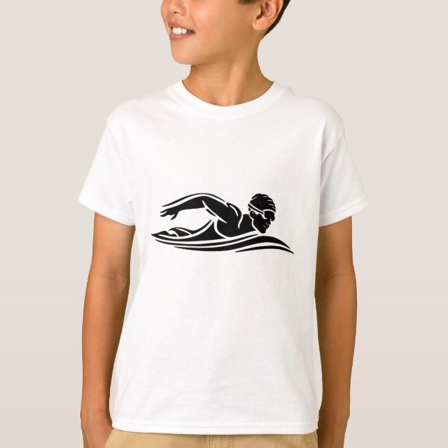T-shirt piscine, Piscine (Devant)