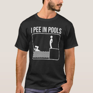 T-shirt Piscine Pour Hommes Femmes Piscine Sport