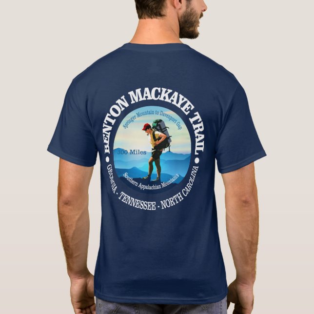 T-shirt Piste Benton MacKaye (Hiker C) (Dos)