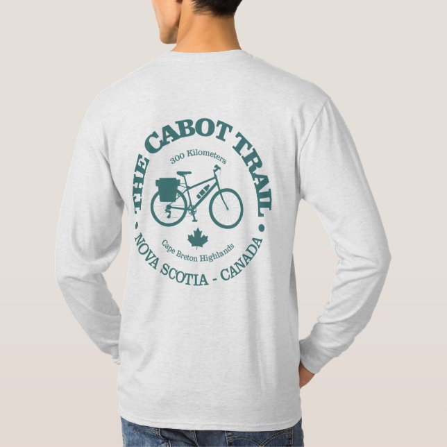 T-shirt Piste Cabot (cyclisme) (Dos)