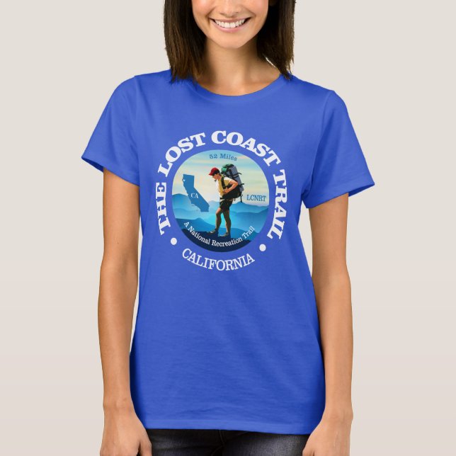 T-shirt Piste côtière perdue (C) (Devant)